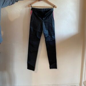 Gucci Black Leather Pants (size 40, size 4 small)